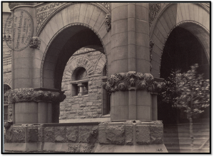 Photo of Austin Hall, Harvard Law School (ca. 1883-1895), where the Harvard Law Review offices were initially located. Photo is owned by Cornell University Library and made freely available by owners on Flickr Commons.